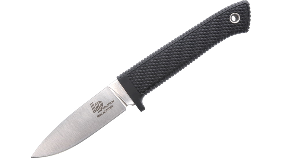 Cold Steel 3V Pendleton Mini Hunter Knife, 3in Blade Length, 3mm Thickness, Black, CS-36LPCM