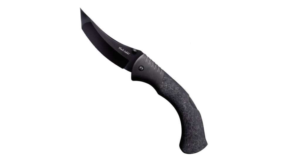 Cold Steel 60 Series Black Sable Lockback Knife Black Carbon Fiber