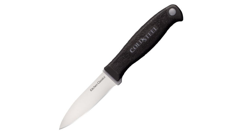 Cold Steel 7in Paring Knife, Black/Silver, 7in, CS-59KSPZ