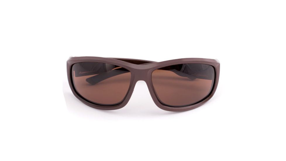 Cold Steel Battle Shades Mark II Sunglasses,Dark Matte Brown,Brown Lens EW23M
