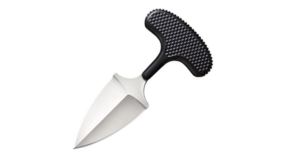 Cold Steel Urban Edge Push Dagger, 2.5in Japanese AUS 8A Stainless, Plain Blade, Black Kray-Ex Handle, CS-43XL