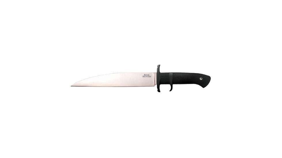Cold Steel Boar Hunter Fixed Blade Knife, Kraton Handle, Plain, Cordura Sheath, CS-39LSP