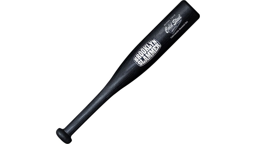 Cold Steel Brooklyn Slammer Bat, Black, 19in, CS-92BSW