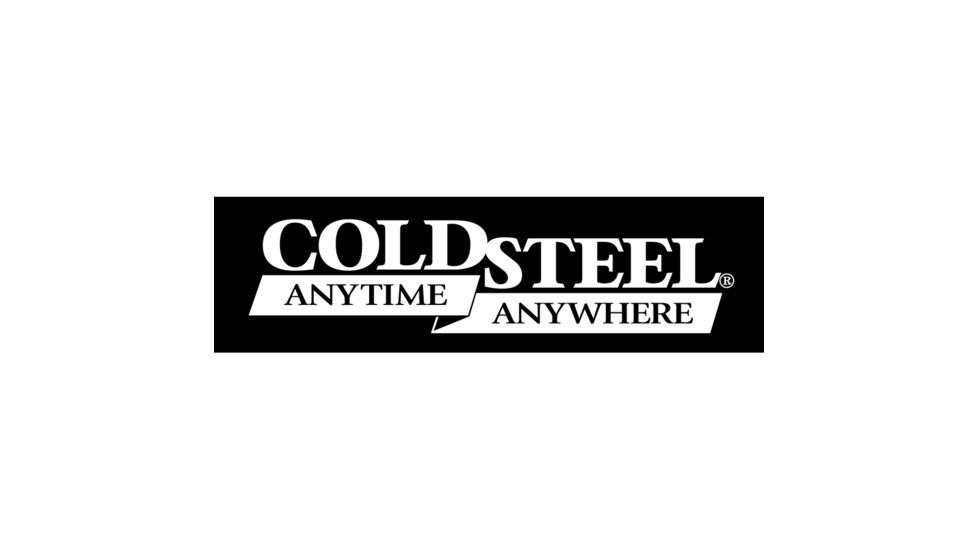 Cold Steel Bumper Sticker, White, 10.5in, CS-PRCSS