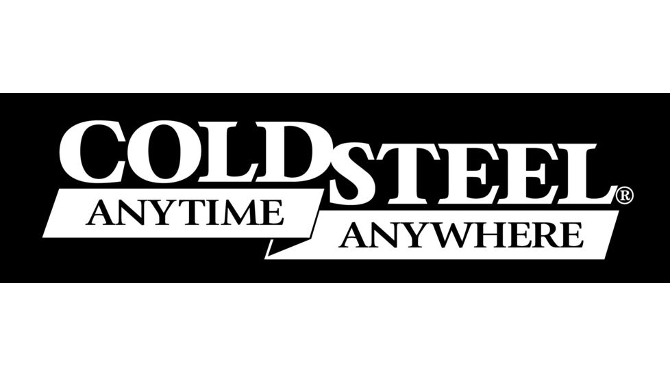 Cold Steel Bumper Sticker, White, 10.5in, CS-PRCSS