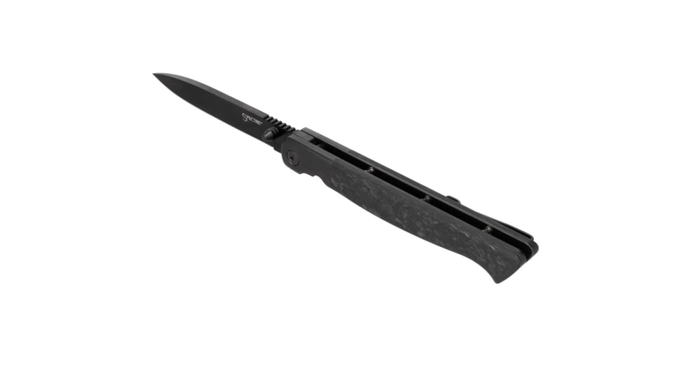Cold Steel 60 Series Spectre Folding Knife, 3.8in, CPM-20CV, Drop Point, Black Carbon Fiber Handle, CSFL39SDP