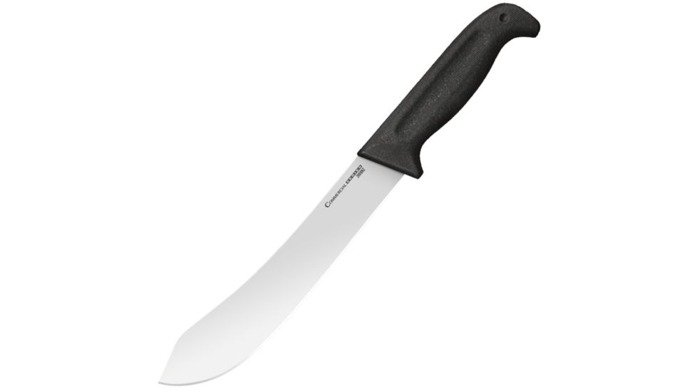 Cold Steel Commercial Series Butcher Knife, Black/Silver, 13 1/4in, CS-20VBKZ