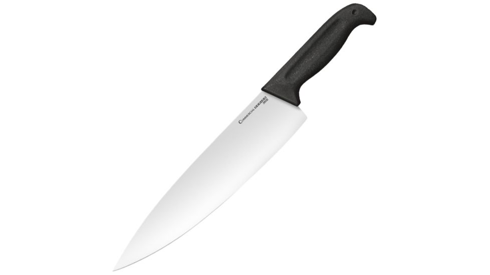Cold Steel Commercial Series Chef's Knife 10in, Black/Silver, 15 1/4in, CS-20VCBZ