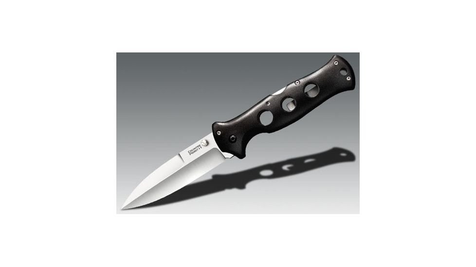 Cold Steel Counter Point I Kinfe, 4in Blade, Black, CS-10ACLC