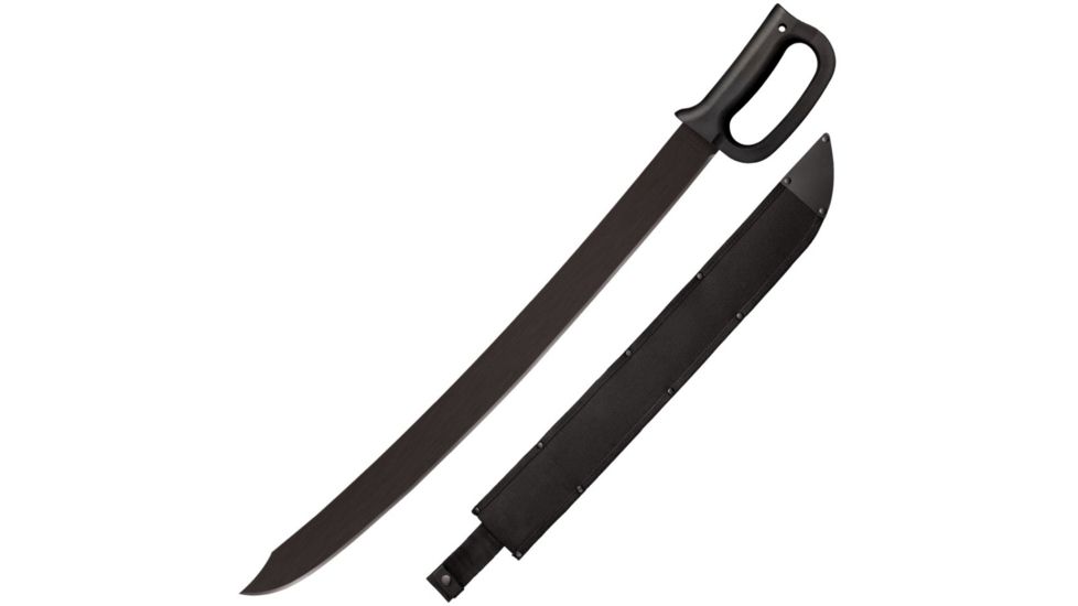 Cold Steel Cutlass Machete with sheath, Black, 29 5/8in, CS-97DRMZ
