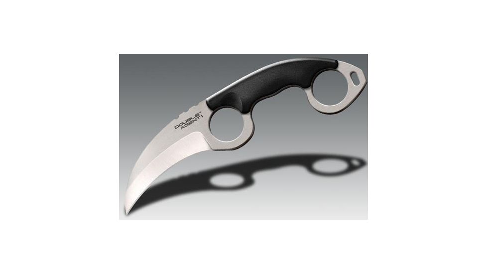 Cold Steel Double Agent I, Grivory Handle, Plain Edge, CS-39FK
