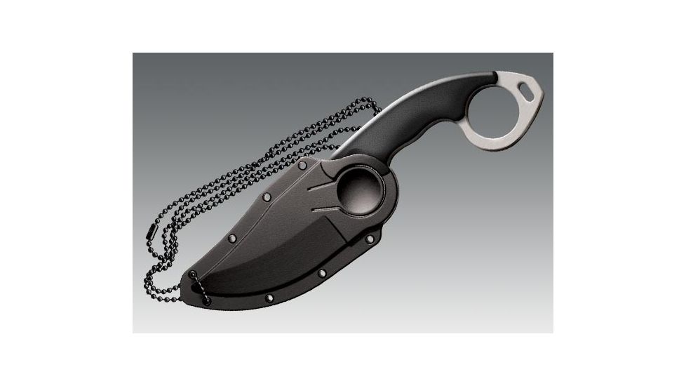 Cold Steel Double Agent II Fixed Blade Knife, Grivory Handle, Serrated, CS-39FNS