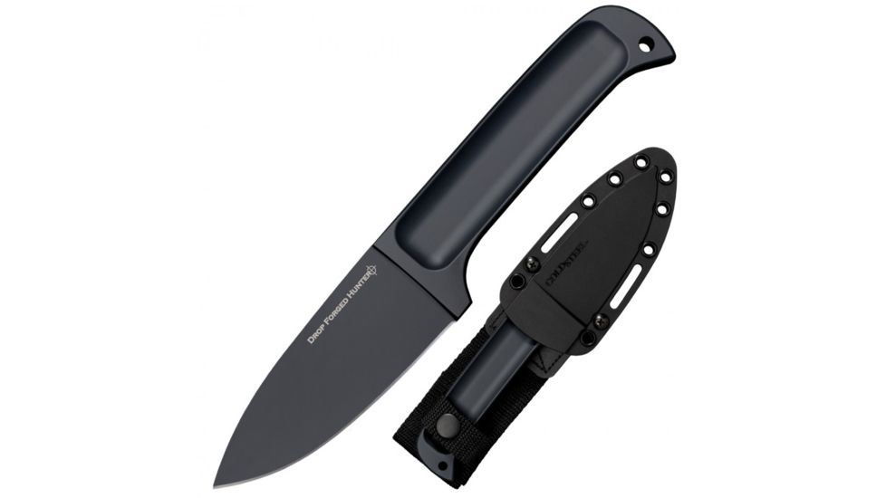 Cold Steel Drop Forged Hunter, 4in Blade Length, 52100 High Carbon Steel Knife, CS-36MG