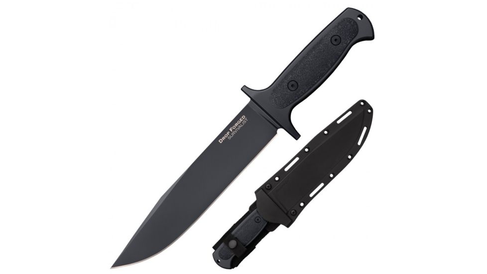Cold Steel Drop Forged Survivalist, 8in Blade Length, 52100 High Carbon Steel Knife, CS-36MH