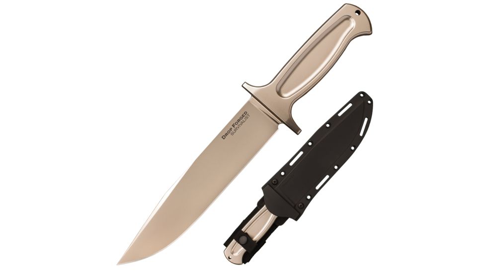Cold Steel Drop Forged Survivalist Knife, Black, 13in, CS-36MC