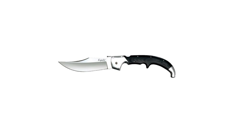 Cold Steel Espada Folding Pocket Knife, Extra Large, Polished G10 Handle, Plain 62NX