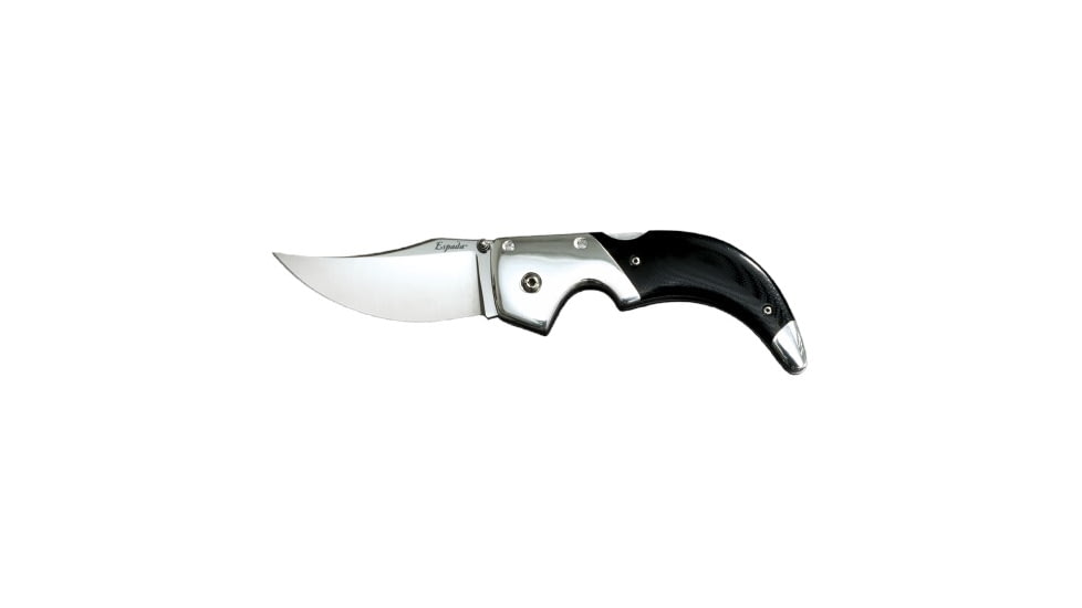 Cold Steel Espada Folding Pocket Knife, Medium, Polished G10 Handle, Plain 62NM