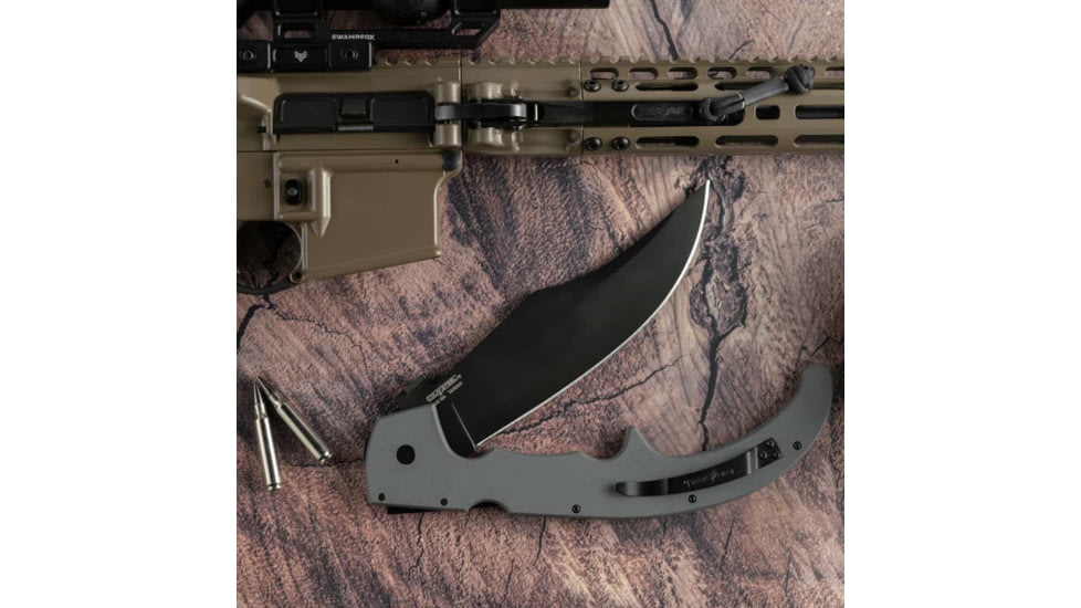 Cold Steel ESPADA XL G-10 GRAY - CLIP POINT, PLAIN EDGE, 7.5 BLADE, AUS10A STEEL E13F3F38, COLCS62MGCGRBK