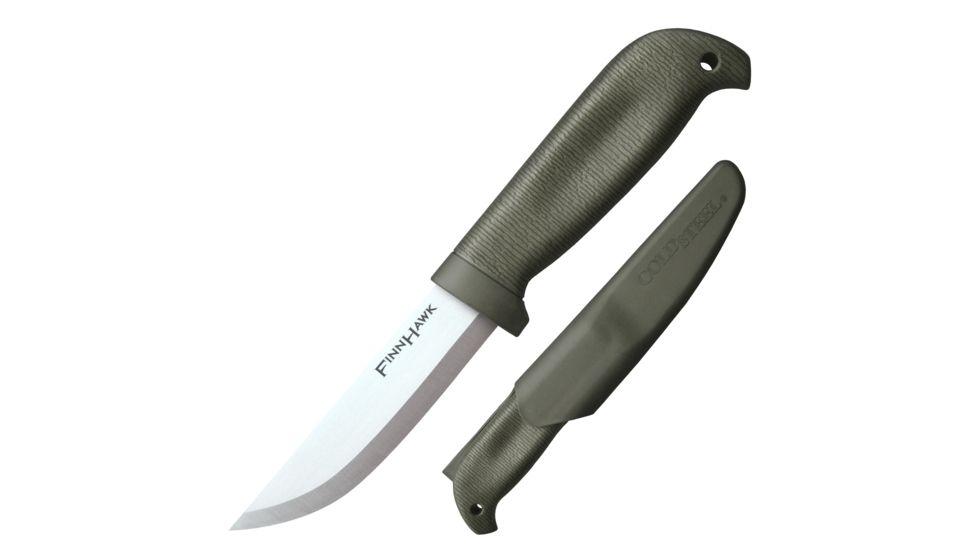 Cold Steel Finn Hawk 8 1/2in Fixed Blade Knife, Black/Silver, CS-20NPK