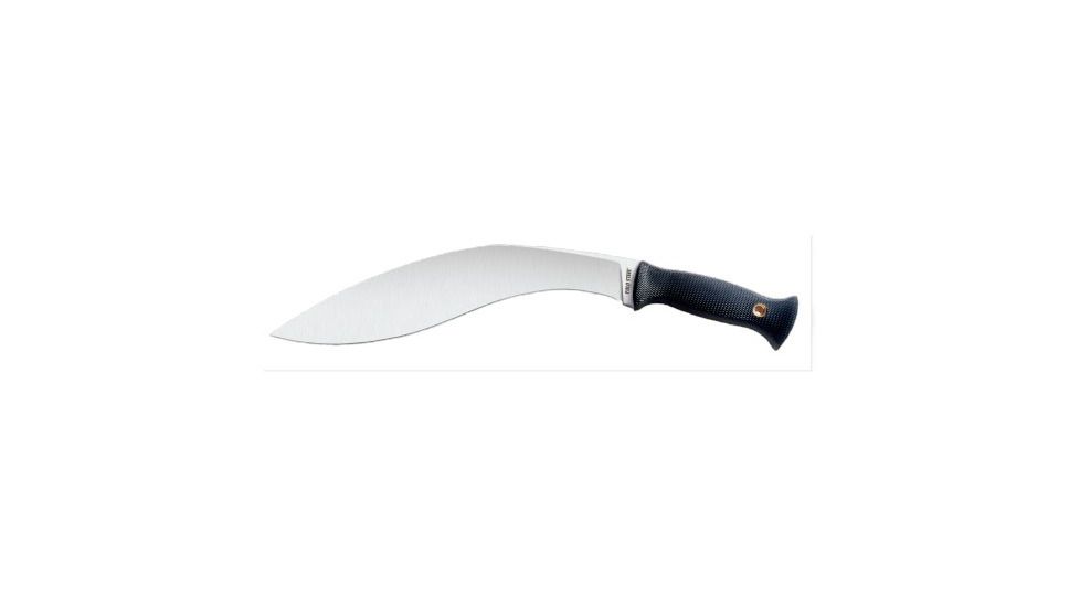 Cold Steel Gurkha Kukri Fixed Blade Knife, Kraton Handle, Plain, CS-39LGKT