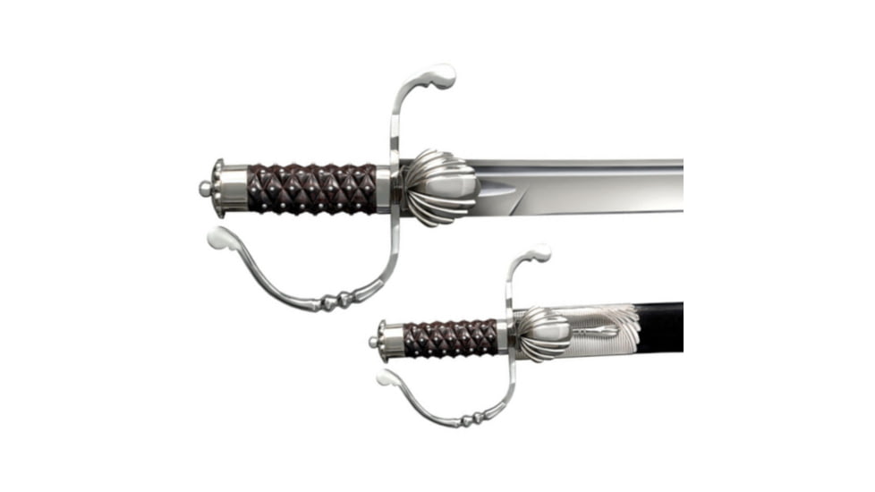 Cold Steel Hunting Sword, 24in Blade Length, 1055 Carbon Steel, CS-88CLQ