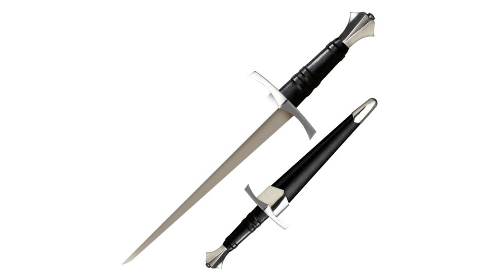 Cold Steel Italian Dagger, Leather/Wood Scabbard, CS-88ITD