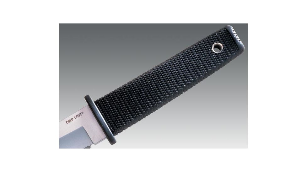 Cold Steel Kobun Fixed Blade Knife, Black Kraton Handle, Plain, CS-17T