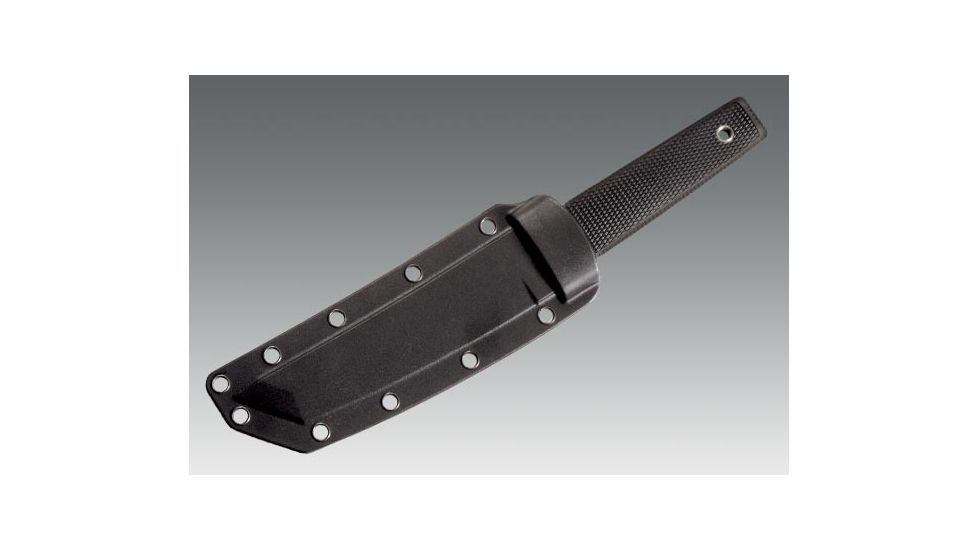 Cold Steel Kobun Fixed Blade Knife, Black Kraton Handle, Plain, CS-17T