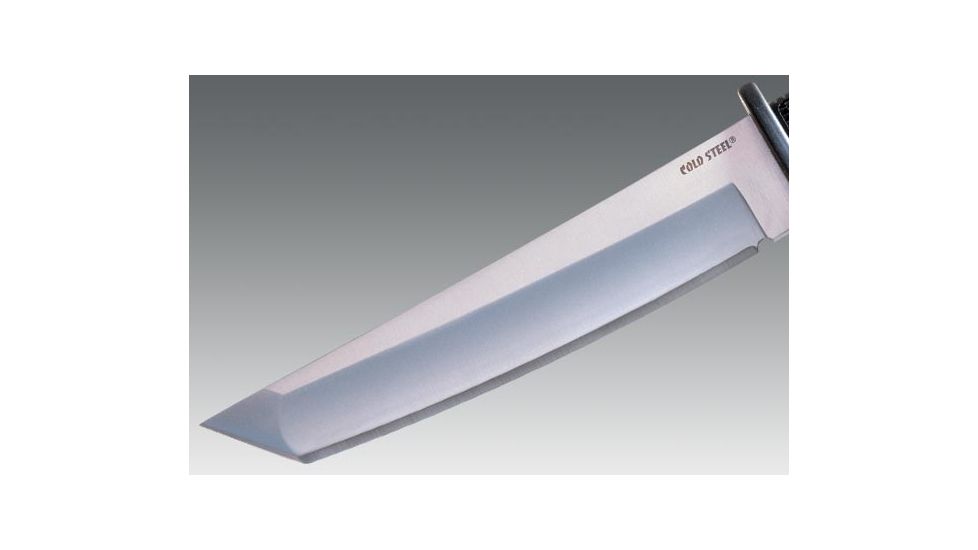 Cold Steel Kobun Fixed Blade Knife, Black Kraton Handle, Plain, CS-17T