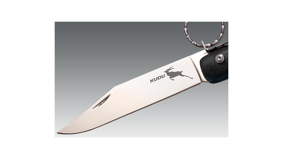 Cold Steel Kudu Everyday Carry Knife, Zytel Handle, Lock Release Ring, Plain, CS-20K
