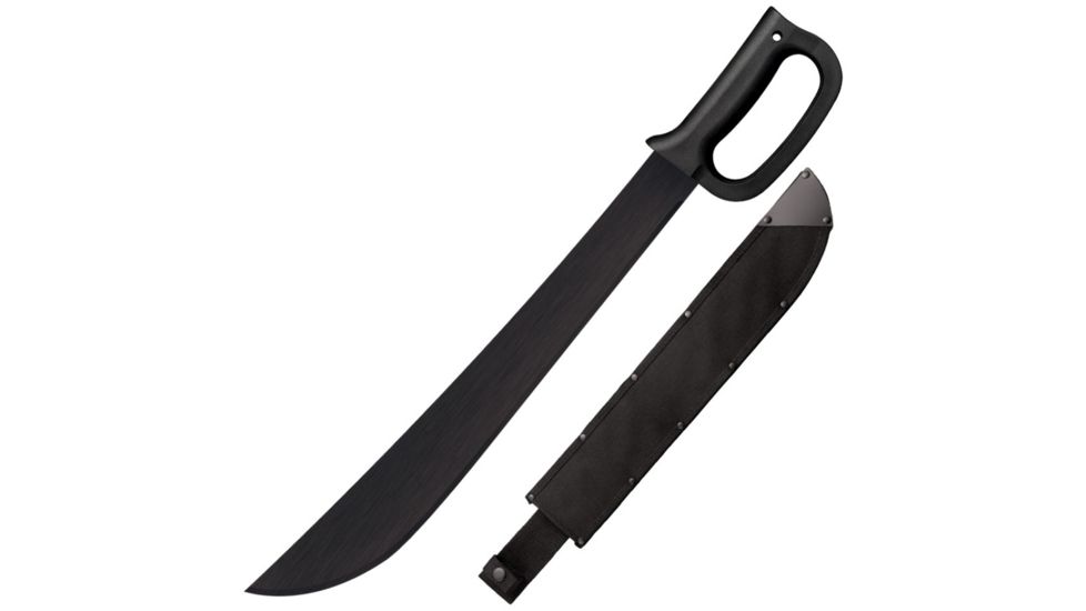 Cold Steel Latin D-Guard Machete, 18in, Black, 23 5/8in, CS-97AD18Z