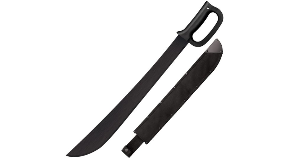 Cold Steel Latin D-Guard Machete, 21in, Black, 26 5/8in, CS-97AD21S