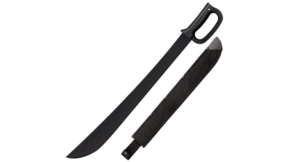 Cold Steel Latin D-Guard Machete, 24in, Black, 29 5/8in, CS-97AD24S