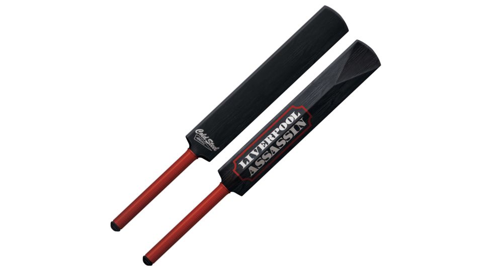 Cold Steel Liverpool Assassin Cricket Bat, 34in, Black, CS-92CRKB