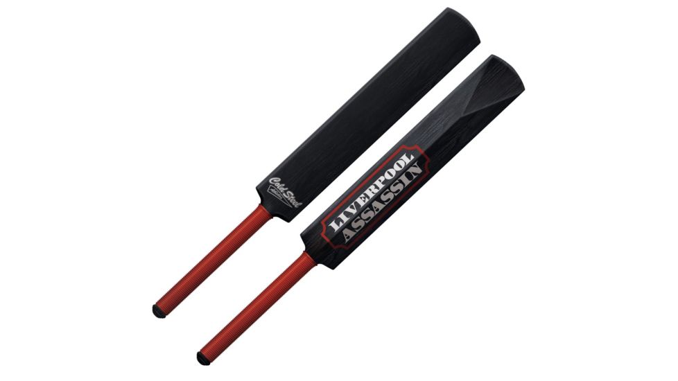 Cold Steel Liverpool Assassin Cricket Bat, 34in, Black, CS-92CRKB