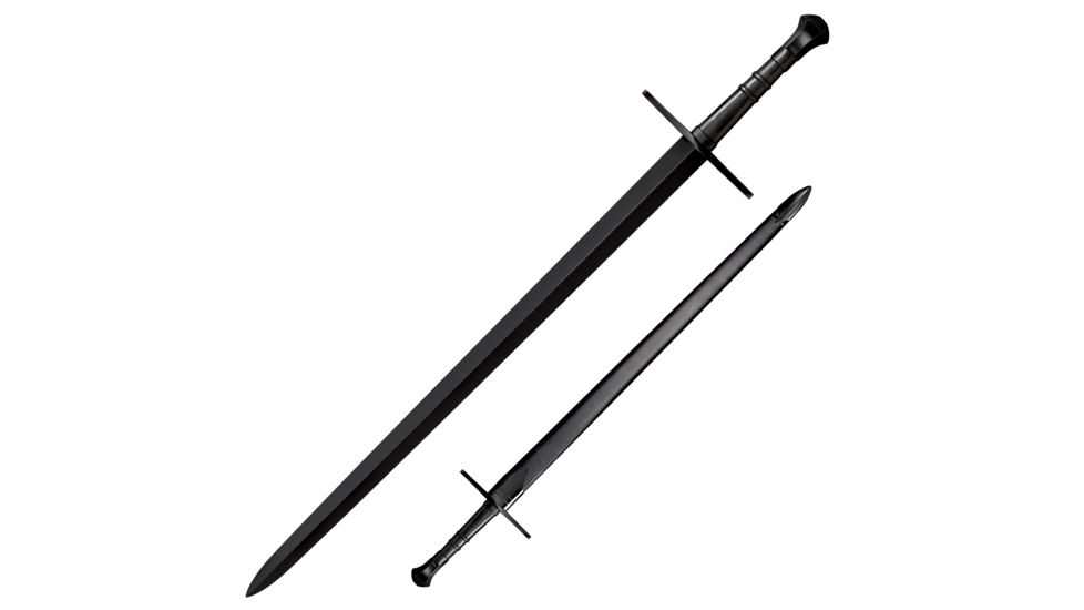 Cold Steel MAA Hand-And-A-Half Sword, 33.5 in. Blade, CS-88HNHM