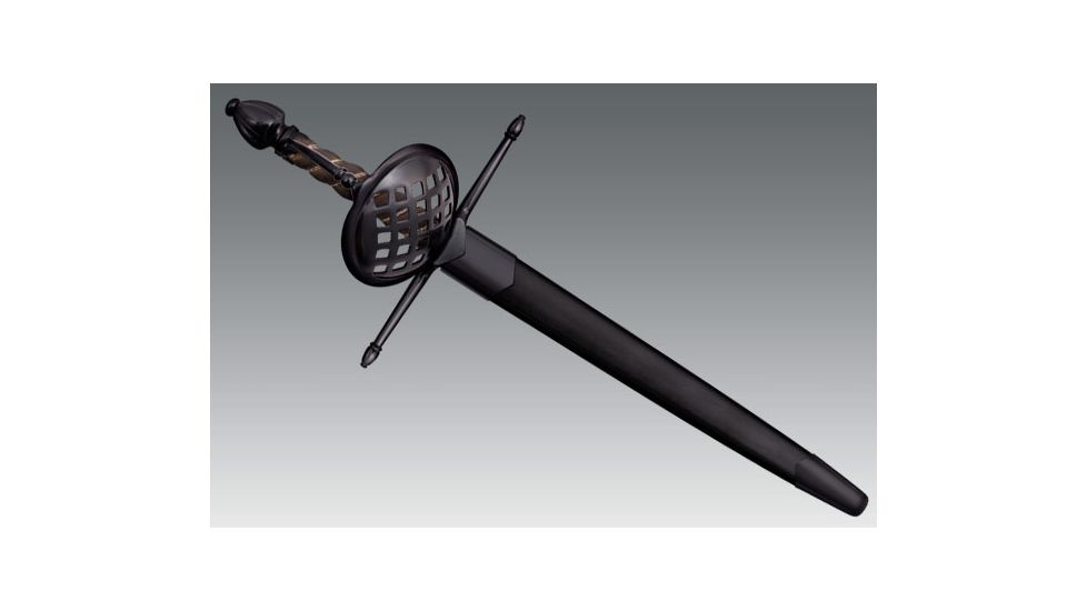 Cold Steel MAA Shell Hilt 19.5 Dagger, Black, CS-88SHDM