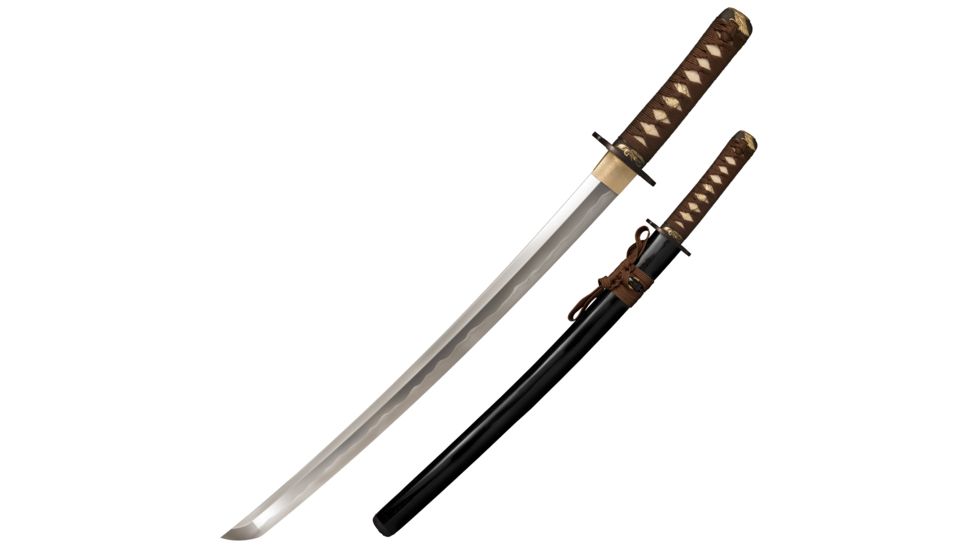 Cold Steel Mizutori Crane Wakizashi, Black/Silver, 27 1/2in, CS-88CKW