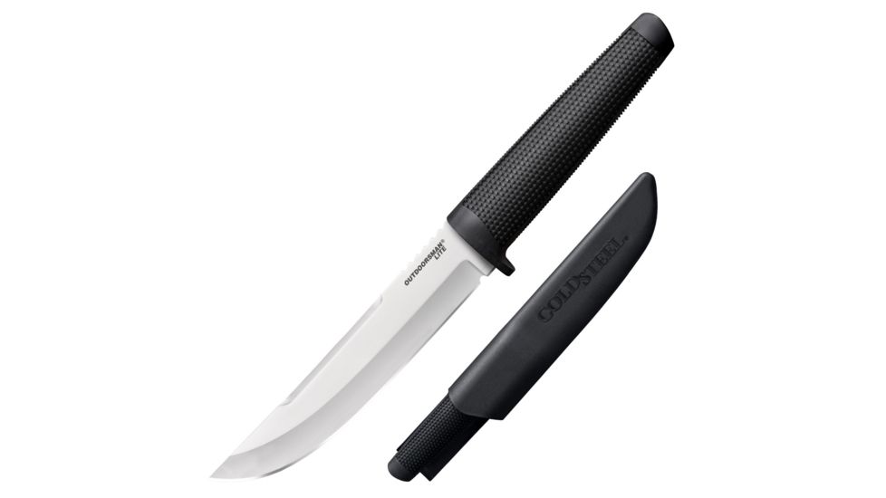 Cold Steel Outdoorsman Lite Fixed Blade Knive, 4034SS Steel Blade, Black, 6 in, CS-20PHL