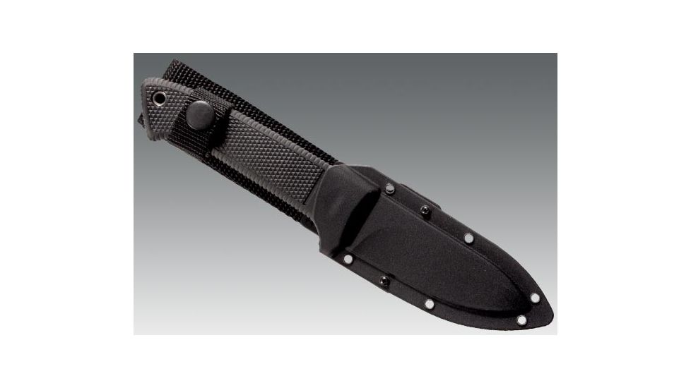 Cold Steel Pendleton Hunter Fixed Blade Knife, Kraton Handle, Plain, Secure-Ex Sheath, CS-36LPSS