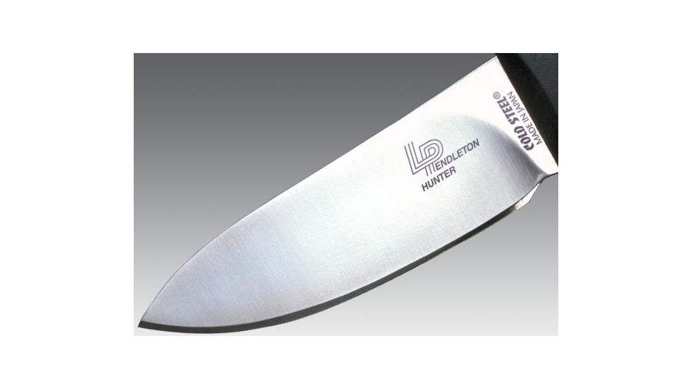 Cold Steel Pendleton Hunter Fixed Blade Knife, Kraton Handle, Plain, Secure-Ex Sheath, CS-36LPSS