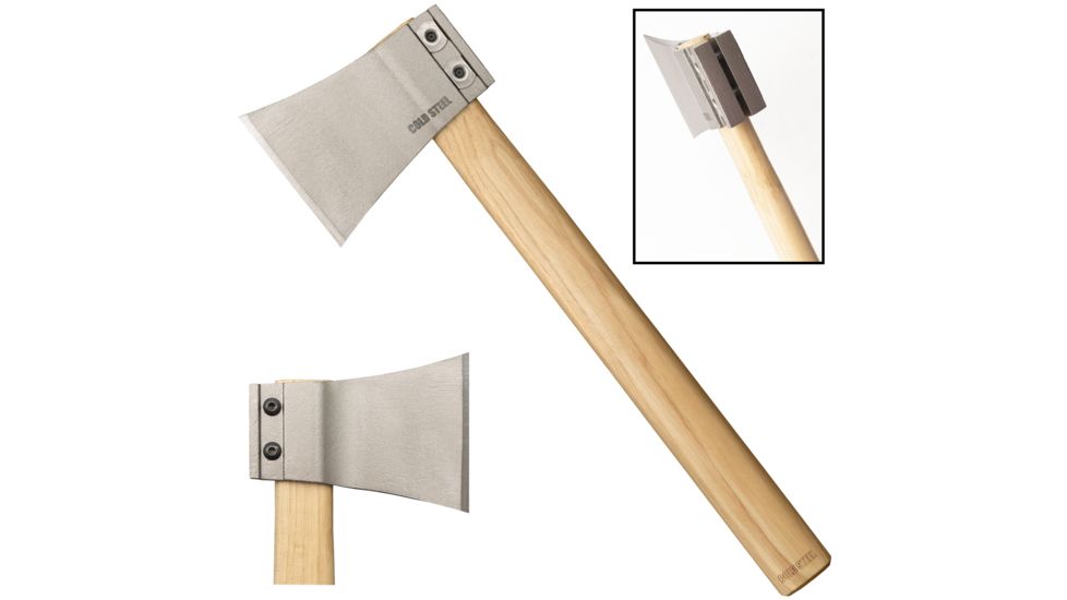 Cold Steel Professional Throwing Hatchet, Drop Forged 1055 Carbon Blade, Wood, American Hickory Handle, 16in, CS-90AXA