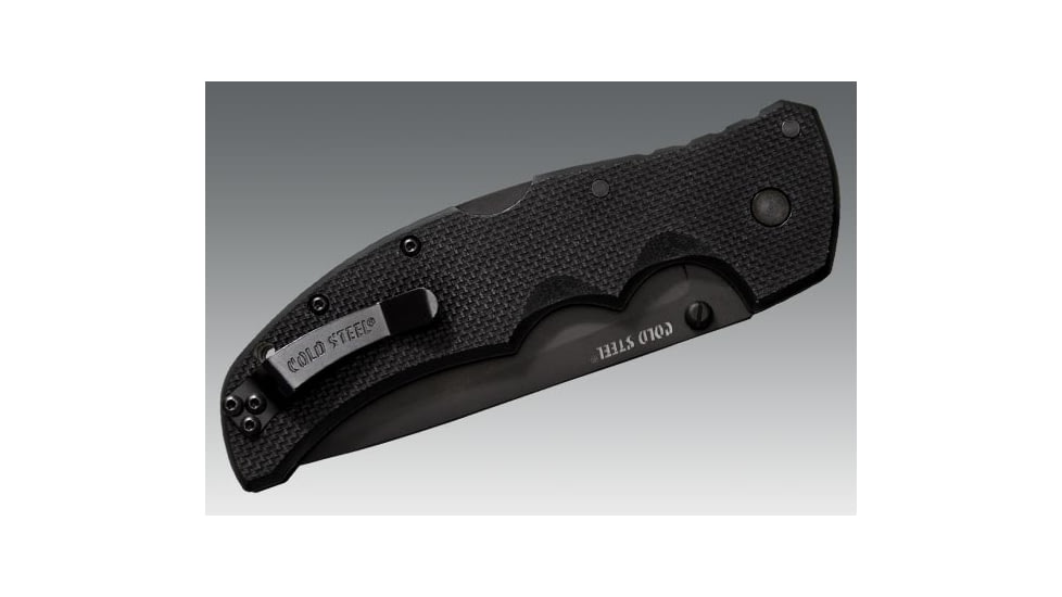 Cold Steel Recon 1, Black G-10 Handle, Black Tanto Bl, Combo 27TLTH