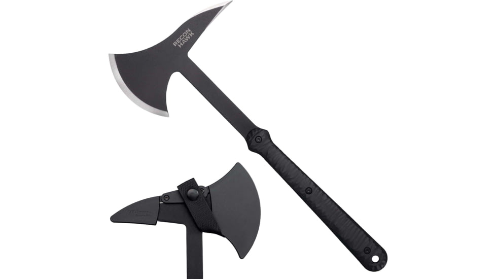 Cold Steel Recon Hawk Axe by Andrew Demko, 17.5in, 65Mn Carbon Steel, Nylon Grip Handle, CS-80TPA3