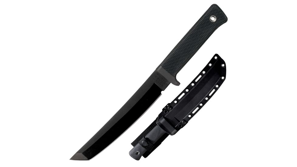 Cold Steel Recon Tanto in SK-5 11 3/4in Fixed Blade Knife, Black, CS-49LRT