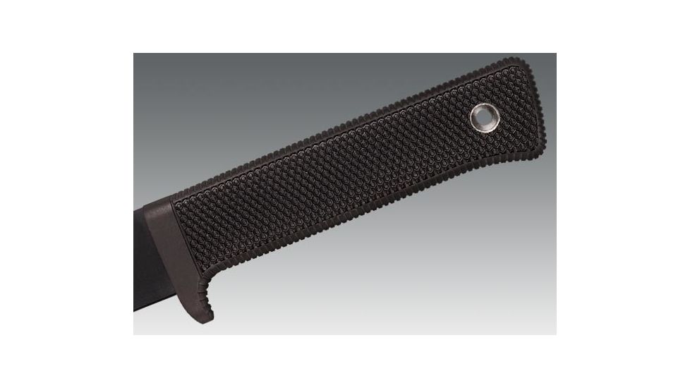 Cold Steel Recon Tanto, Kraton Handle, Black Blade, Plain, Secure-Ex Sheath 13RTK