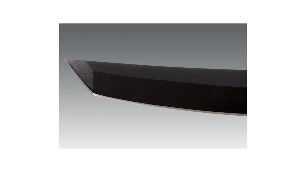 Cold Steel Recon Tanto, Kraton Handle, Black Blade, Plain, Secure-Ex Sheath 13RTK