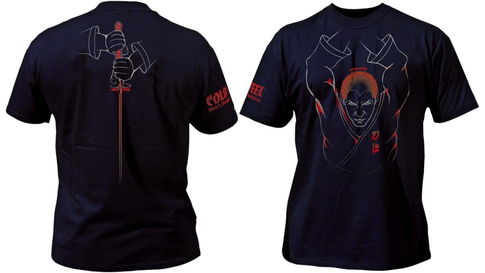 Cold Steel Samurai T-Shirt, Black, Medium, CS-TH1