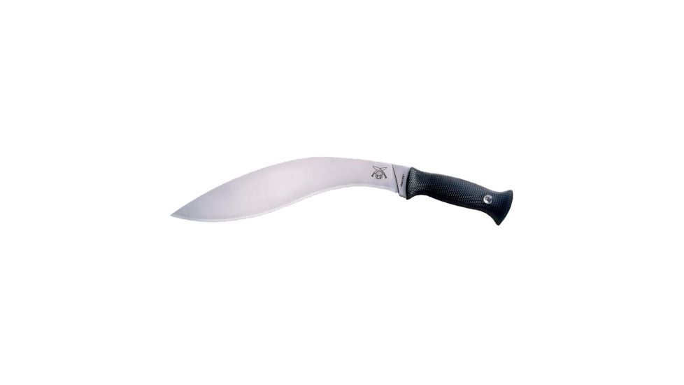Cold Steel San Mai Gurkha Kukri Fixed Blade Knife, Kraton Handle, Secure-Ex Sheath, CS-35ATCJ