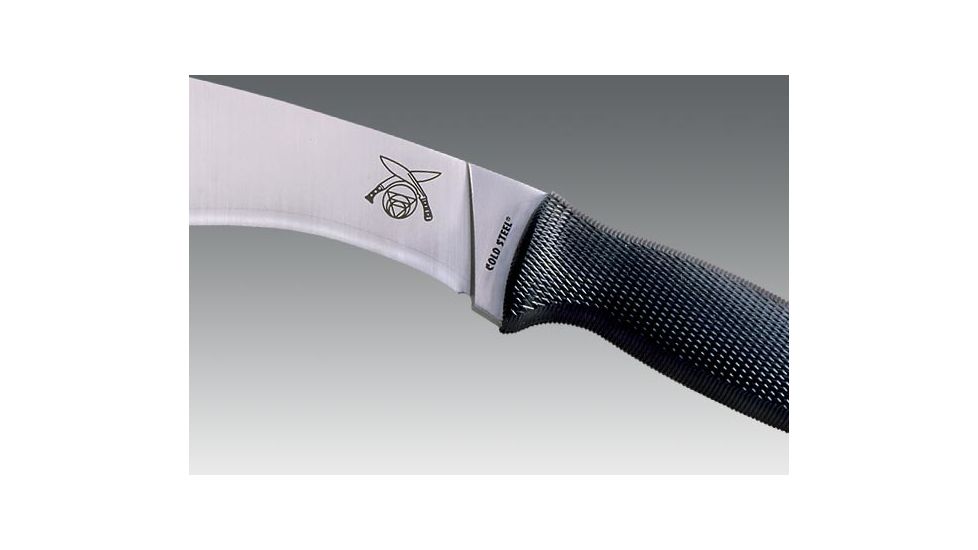 Cold Steel San Mai Gurkha Kukri Fixed Blade Knife, Kraton Handle, Secure-Ex Sheath, CS-35ATCJ